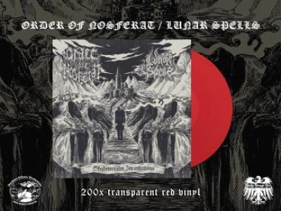 Order of Nosferat / Lunar Spells - Shadowrealm Incantations red LP